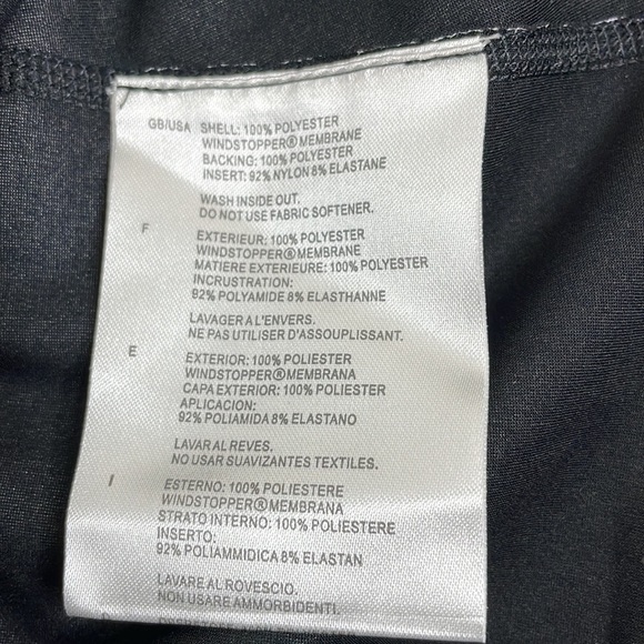 Gore Running Wear Windstopper Soft Shell Women's Small Black and White. - Picture 8 of 11